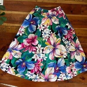Vintage Bernie and Jo cotton skirt size 13/14